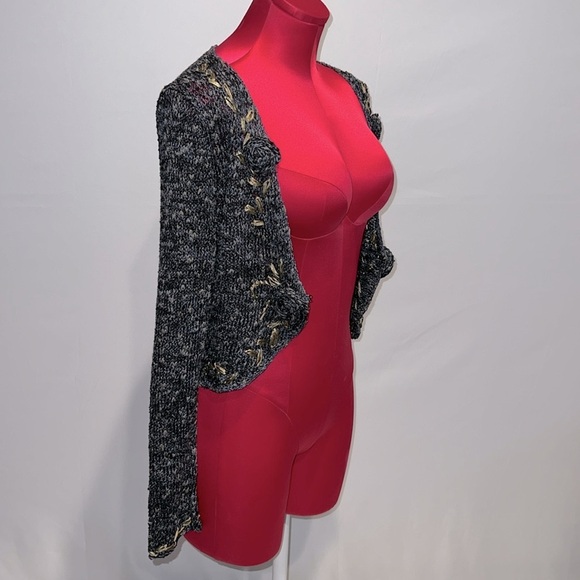 Ball of Cotton Blue Detailed Shrug Cardigan! - Picture 5 of 5